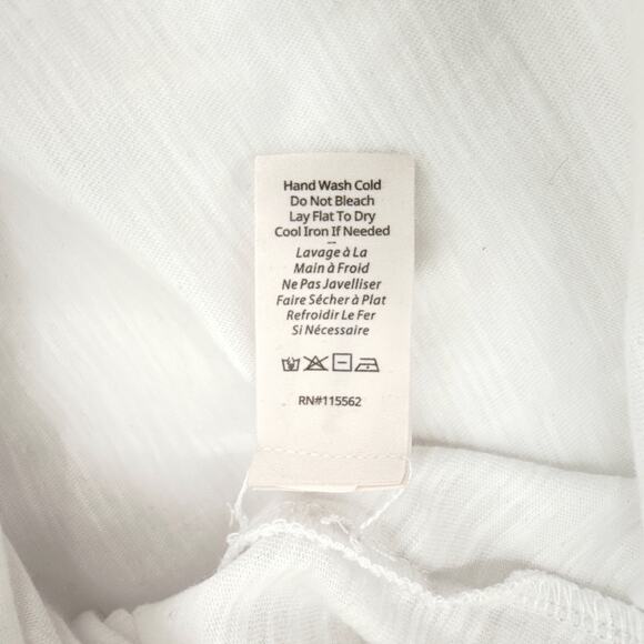 CINQ A SEPT Charm Bella Tee in White S - Picture 8 of 10